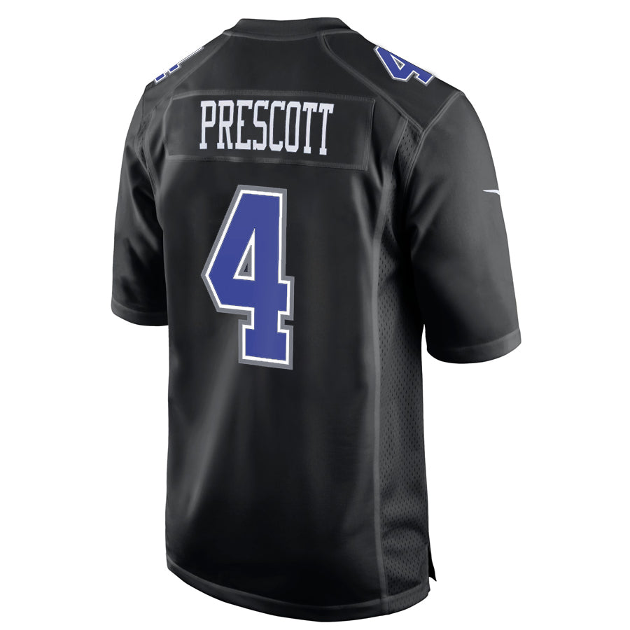 DALLAS COWBOYS DAK PRESCOTT MEN S NIKE GAME JERSEY BLACK JR S SPORTS