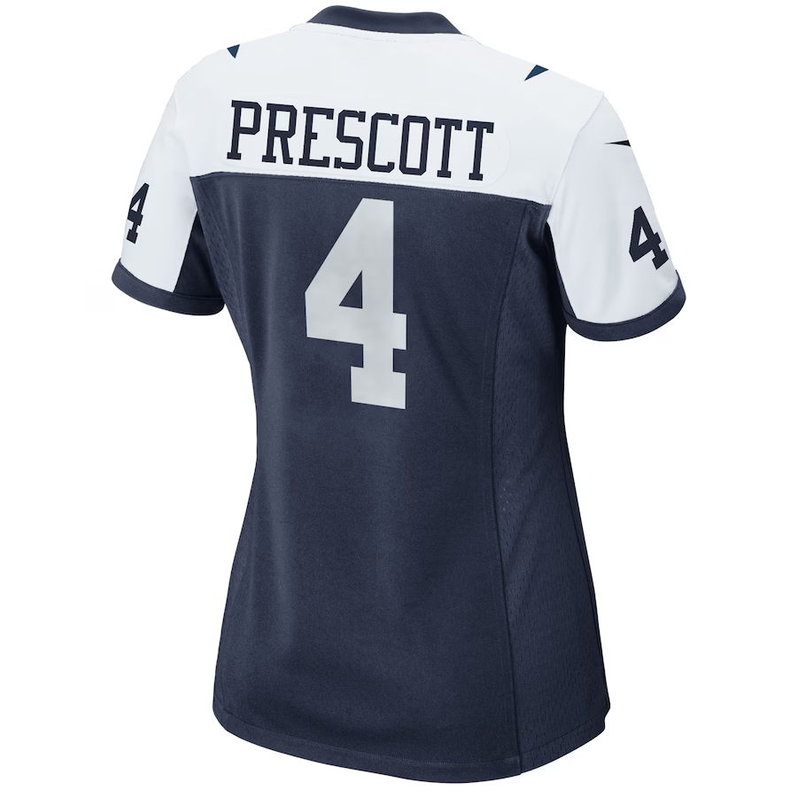 DALLAS COWBOYS DAK PRESCOTT WOMEN'S NIKE GAME JERSEY - THROWBACK