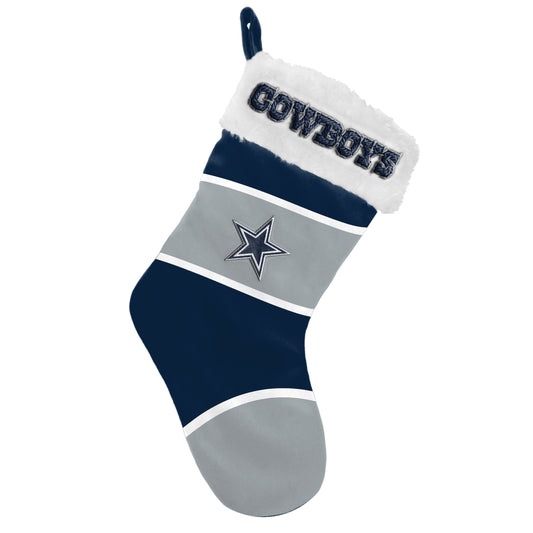 DALLAS COWBOYS EMBROIDERED COLORBLOCK STOCKING