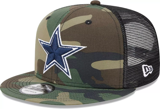 DALLAS COWBOYS EVERGREEN BASIC 9FIFTY SNAPBACK HAT - CAMO