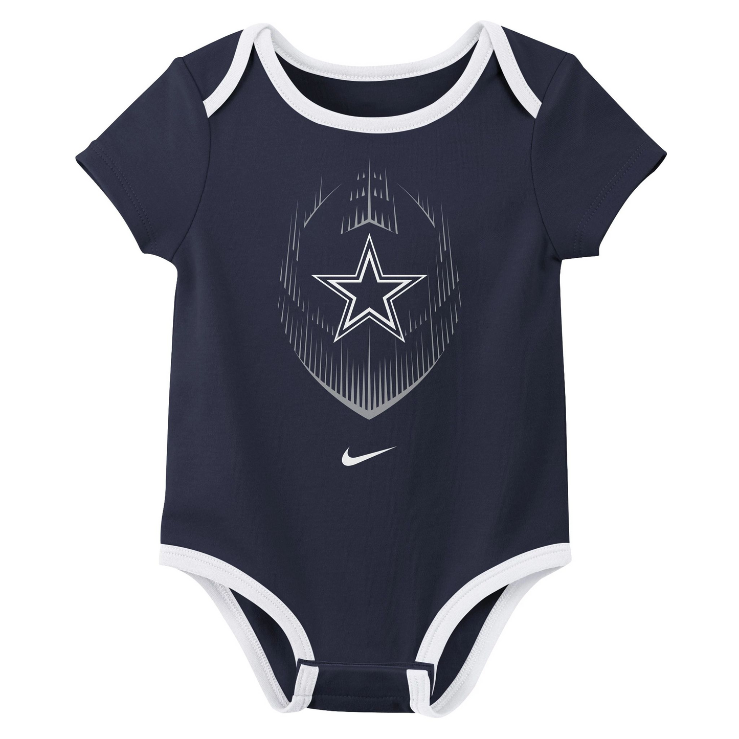 DALLAS COWBOYS INFANT 3-PIECE CREEPER SET