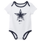 DALLAS COWBOYS INFANT 3-PIECE CREEPER SET