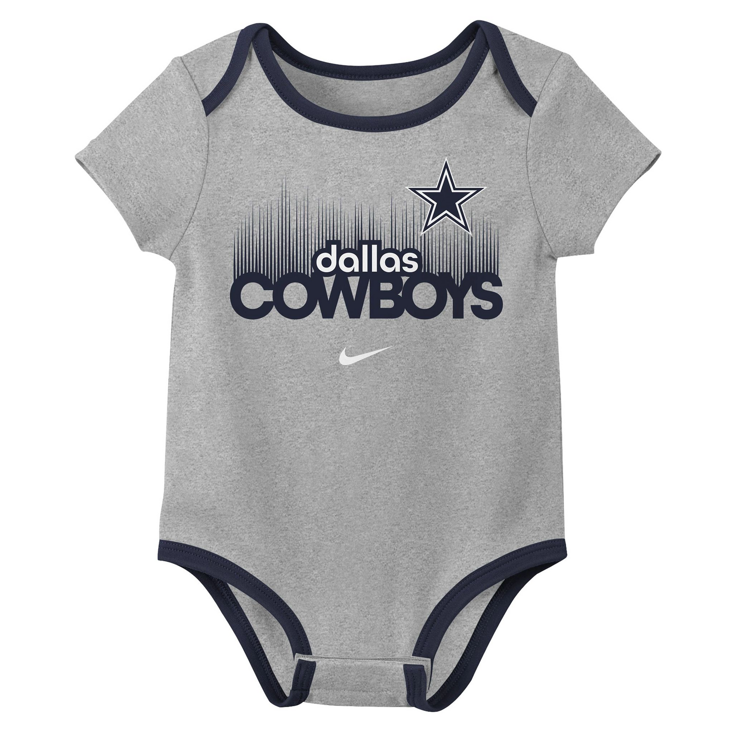 DALLAS COWBOYS INFANT 3-PIECE CREEPER SET