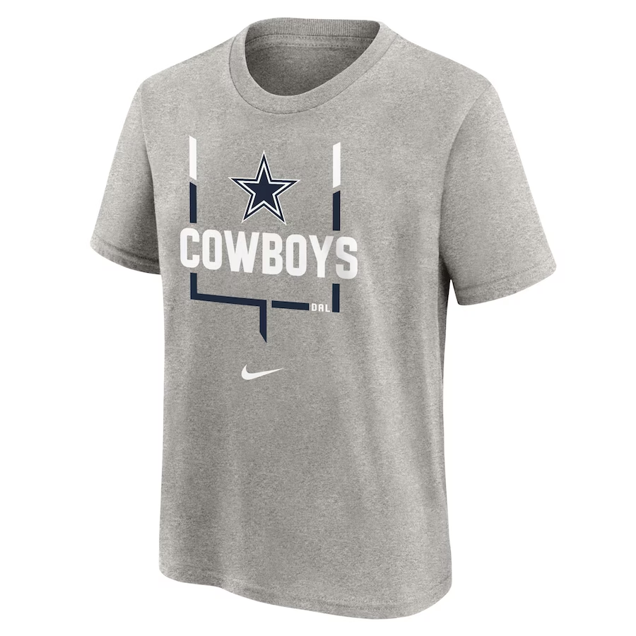 CAMISETA CON POSTE DE PORTERÍA PARA NIÑOS DALLAS COWBOYS