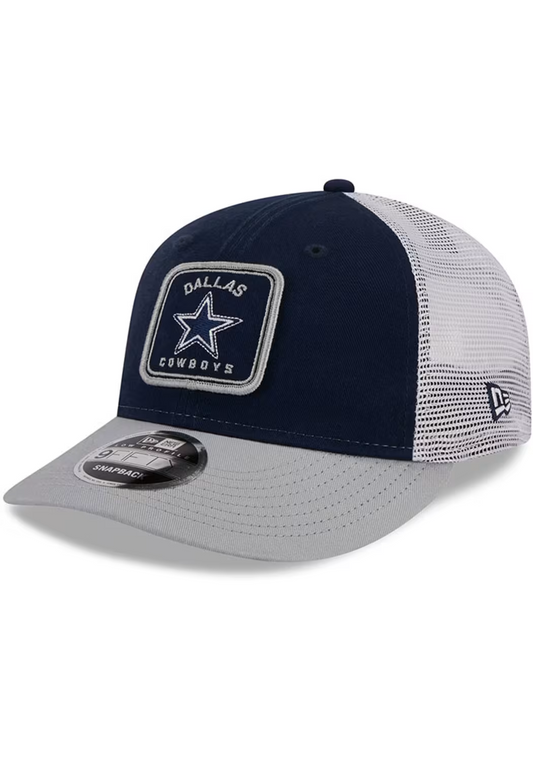 DALLAS COWBOYS LOW-PROFILE SQUARED TRUCKER 9FIFTY SNAPBACK HAT