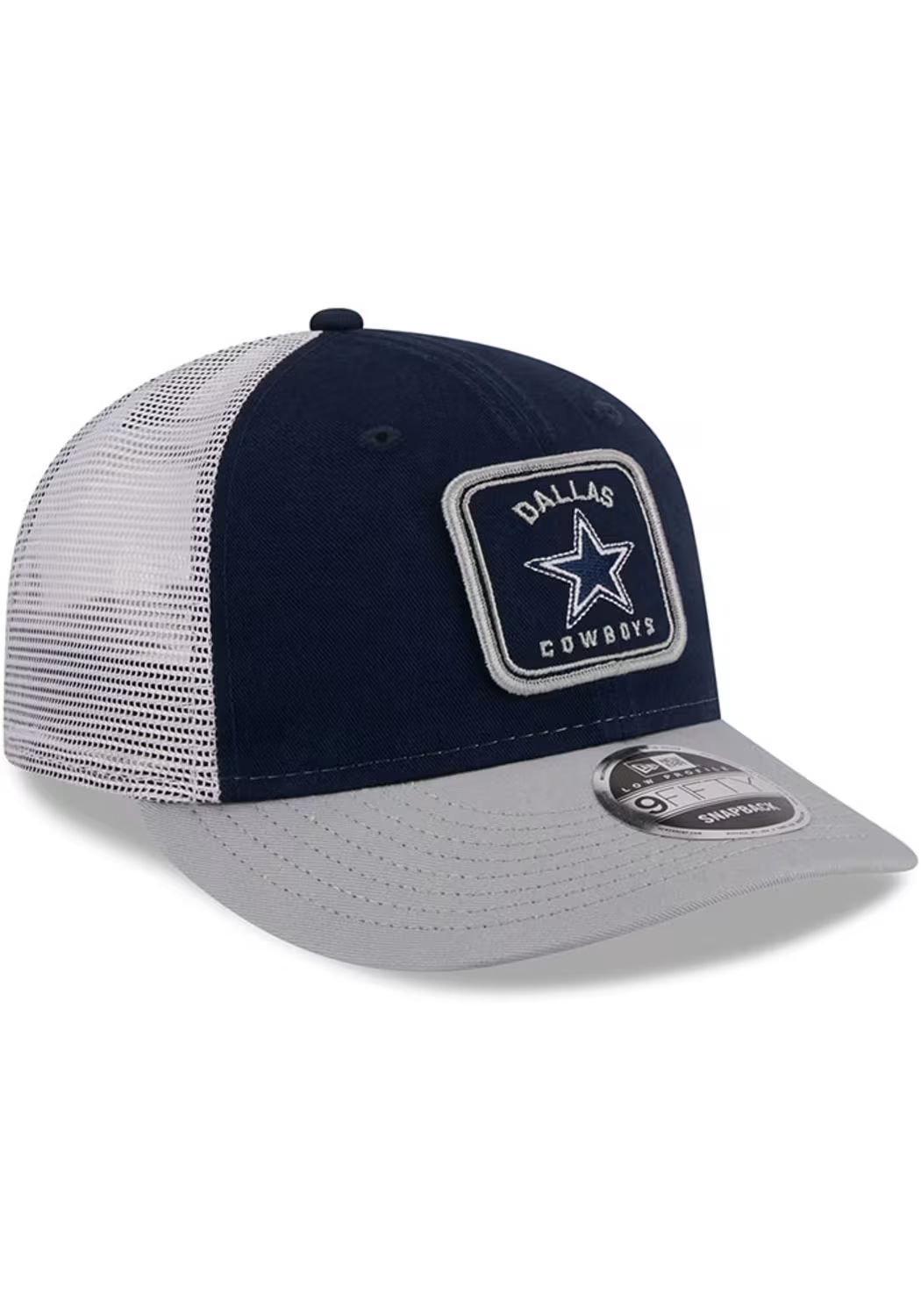 DALLAS COWBOYS LOW-PROFILE SQUARED TRUCKER 9FIFTY SNAPBACK HAT