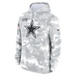 DALLAS COWBOYS MEN'S 2024 NFL SALUTE TO SERVICE PULLOVER HOODED SWEATSHIRT