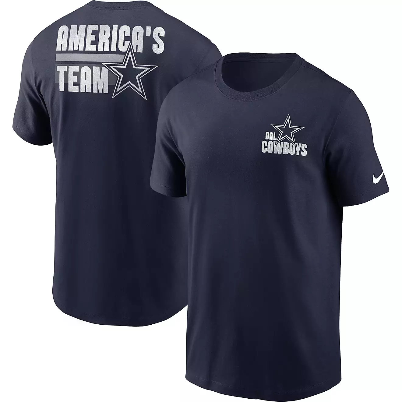 DALLAS COWBOYS MEN'S LC BACK SLOGAN T-SHIRT