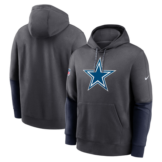 DALLAS COWBOYS MEN'S NIKE CLUB PULLOVER HOODED SWEATSHIRT