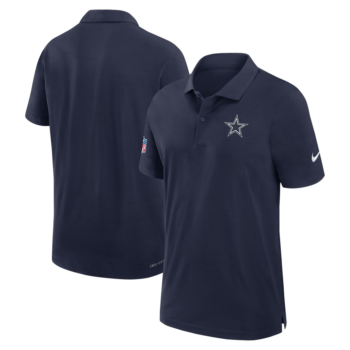 DALLAS COWBOYS MEN'S SIDELINE NIKE WOVEN POLO