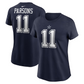 DALLAS COWBOYS MICAH PARSONS WOMEN'S NAME & NUMBER T-SHIRT