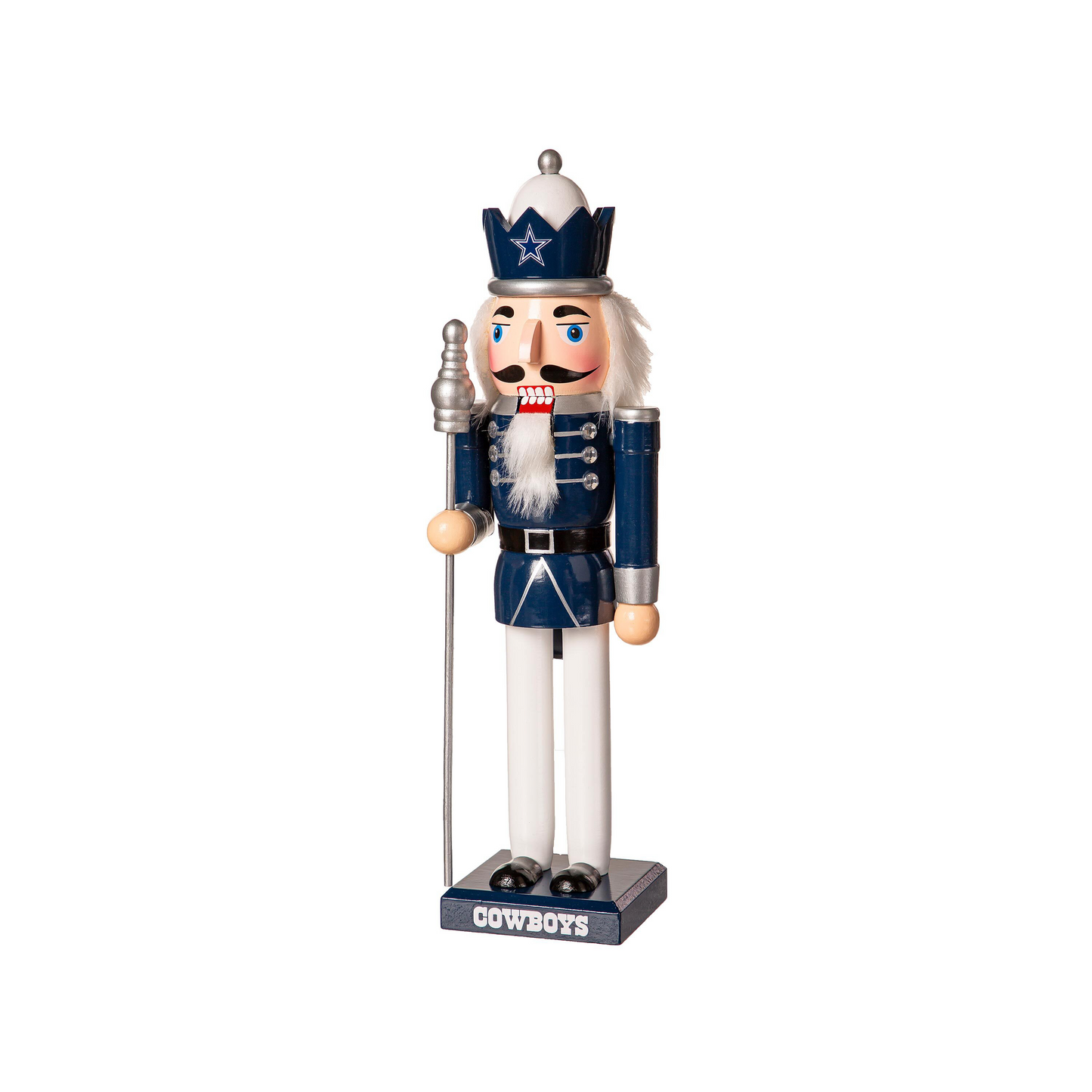 DALLAS COWBOYS 12" WOODEN NUTCRACKER STATUE