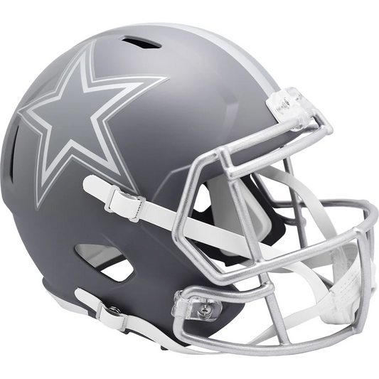 DALLAS COWBOYS RIDDELL FULL-SIZE REPLICA SPEED HELMET - SLATE