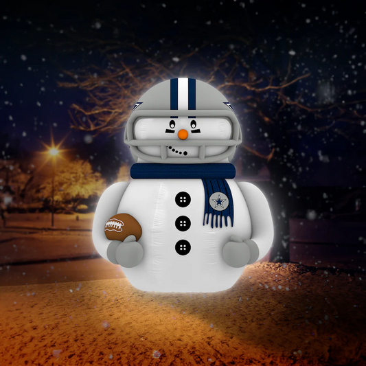 DALLAS COWBOYS SNOWMAN PLAYER 7' INFLATABLE