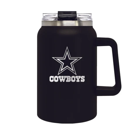 DALLAS COWBOYS THE COACH 50OZ INSULATED HYDRATION MUG - BLACK