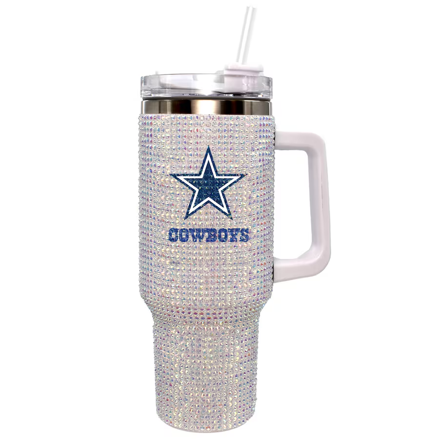 DALLAS COWBOYS THE MEMORY COMPANY 40 OZ BLING COLOSSAL TUMBLER