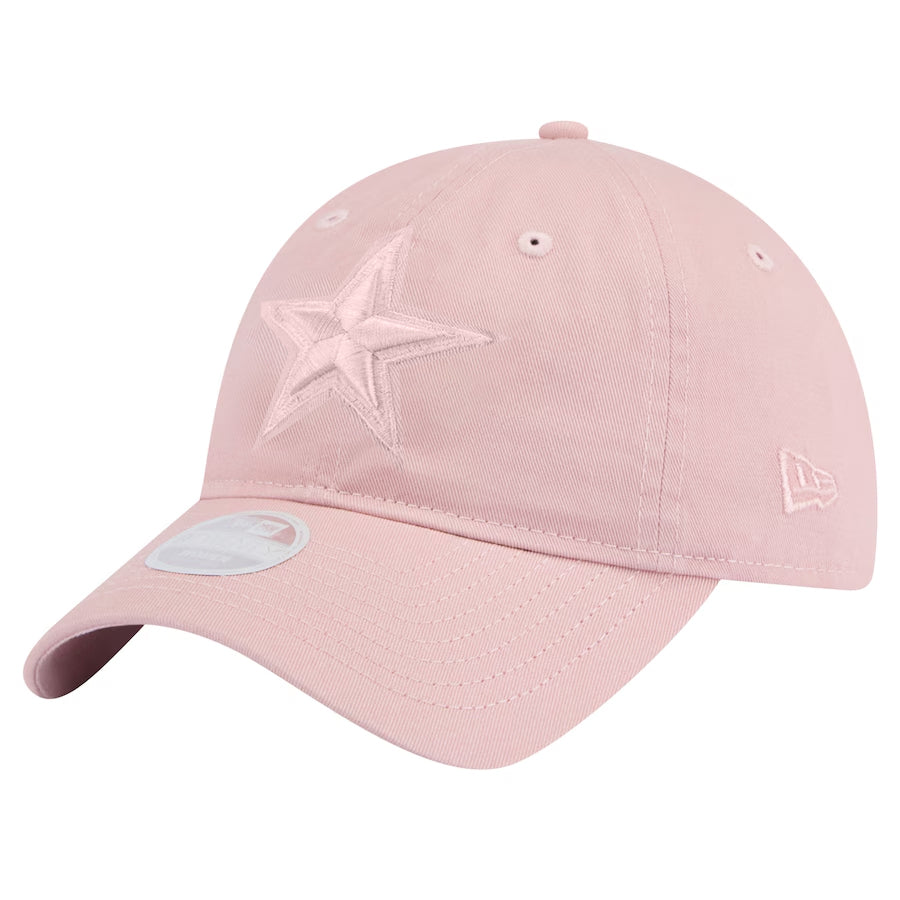 DALLAS COWBOYS WOMEN'S EVERGREEN 9TWENTY ADJUSTABLE HAT - PINK/PINK