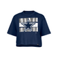 DALLAS COWBOYS WOMEN'S FOIL CROP T-SHIRT