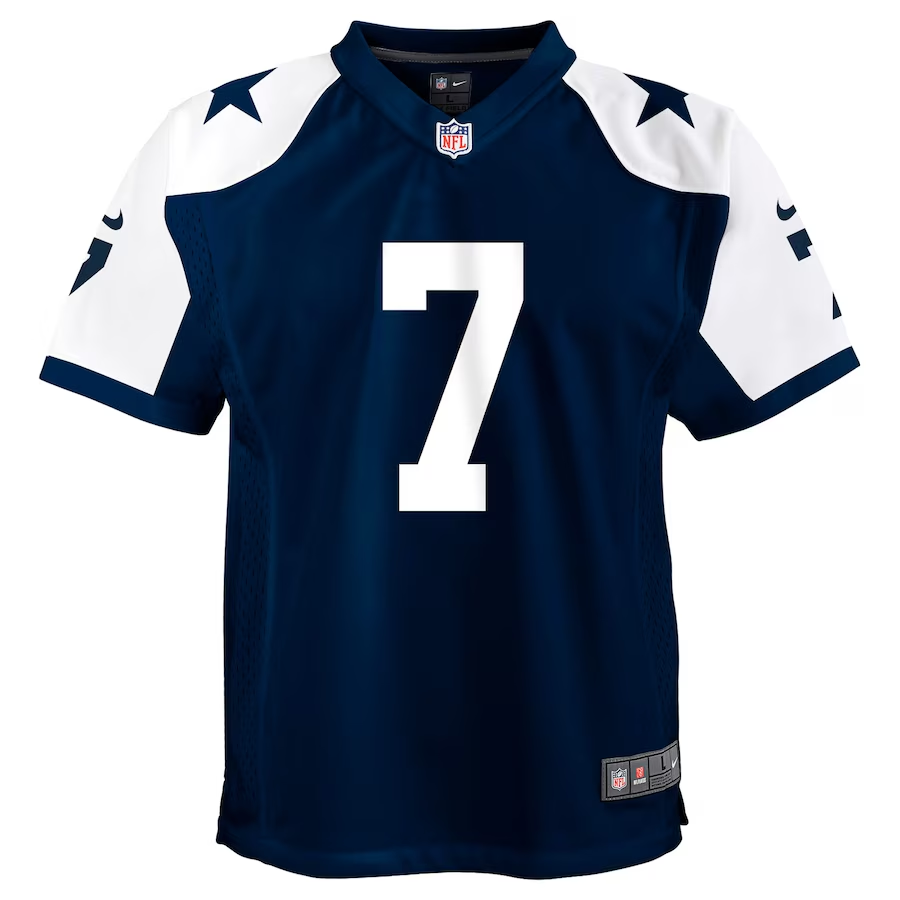 Nike Dallas Cowboys No31 Trevon Diggs Anthracite Salute to Service Youth Stitched NFL Limited Therma Long Sleeve Jersey