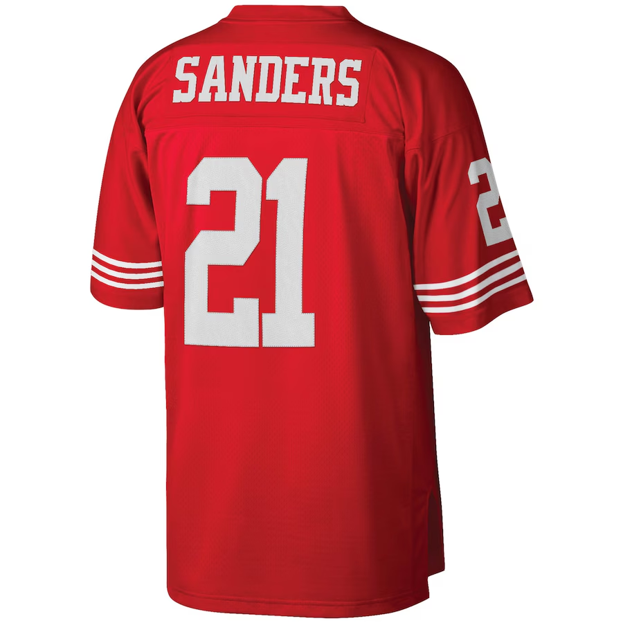 DEION SANDERS SAN FRANCISCO 49ERS MEN'S MITCHELL & NESS PREMIER JERSEY