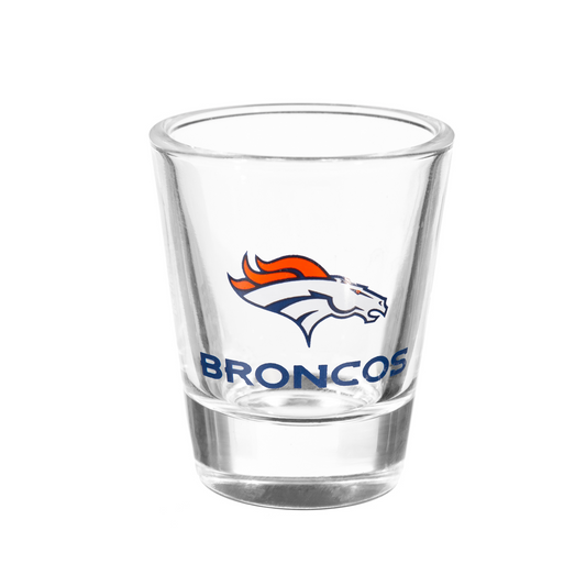 DENVER BRONCOS 2 OZ. TEAM SHOT GLASS - GLASS