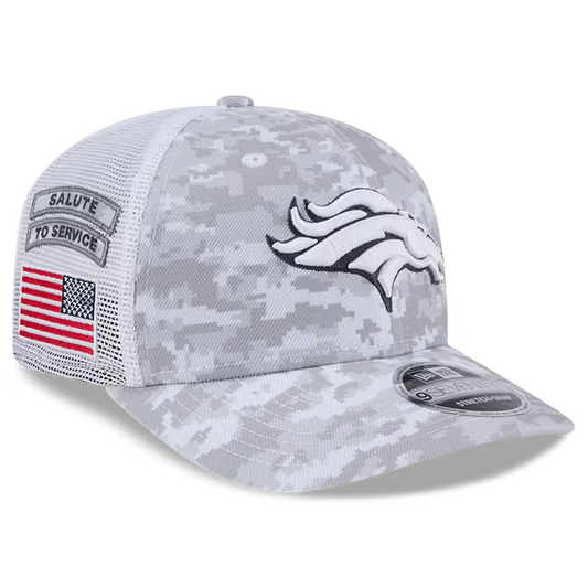 DENVER BRONCOS 2024 NFL SALUTE TO SERVICE 9SEVENTY STRETCH-SNAPBACK HAT