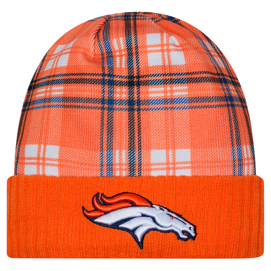 DENVER BRONCOS 2024 NFL SIDELINE STATEMENT CUFFED KNIT BEANIE - ORANGE