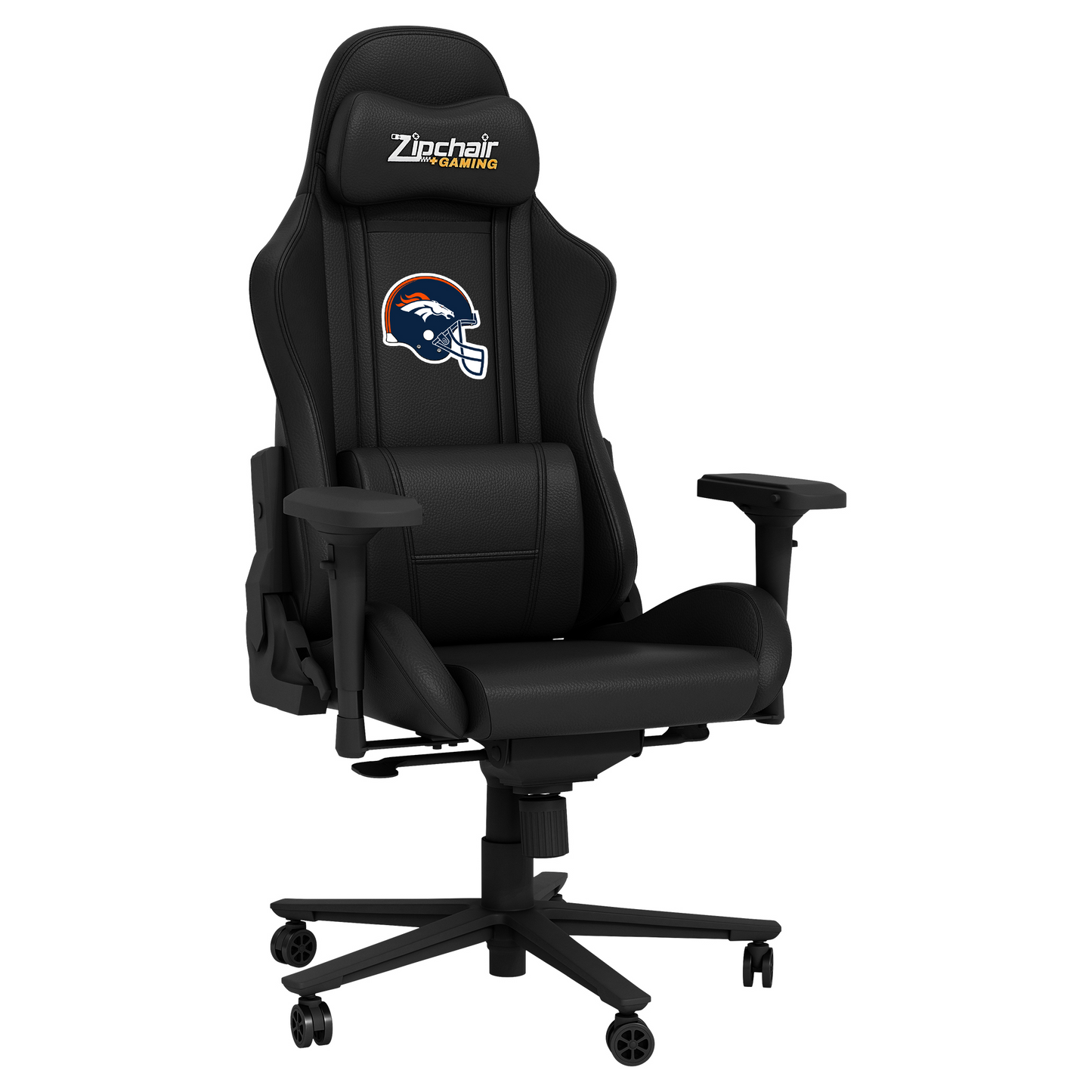 DENVER BRONCOS XPRESSION PRO GAMING CHAIR WITH HELMET LOGO