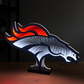 DENVER BRONCOS LED INFINITY LOGO LIGHT