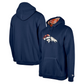 DENVER BRONCOS MEN'S 2024 NFL SIDELINE 3RD DOWN PLAID PULLOVER HOODED SWEATSHIRT