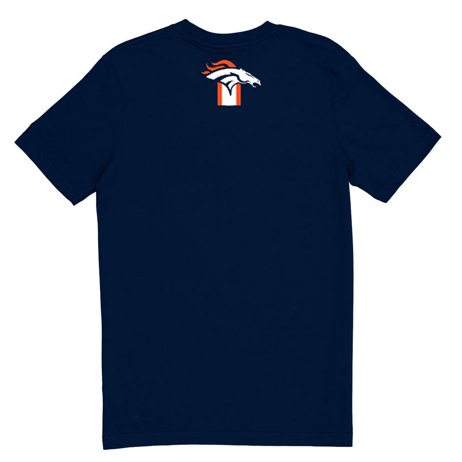 DENVER BRONCOS MEN'S 2024 NFL SIDELINE 3RD DOWN T-SHIRT - NAVY