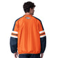 DENVER BRONCOS MEN'S HIGH HEAT 1 PULLOVER JACKET - ORANGE/BLUE