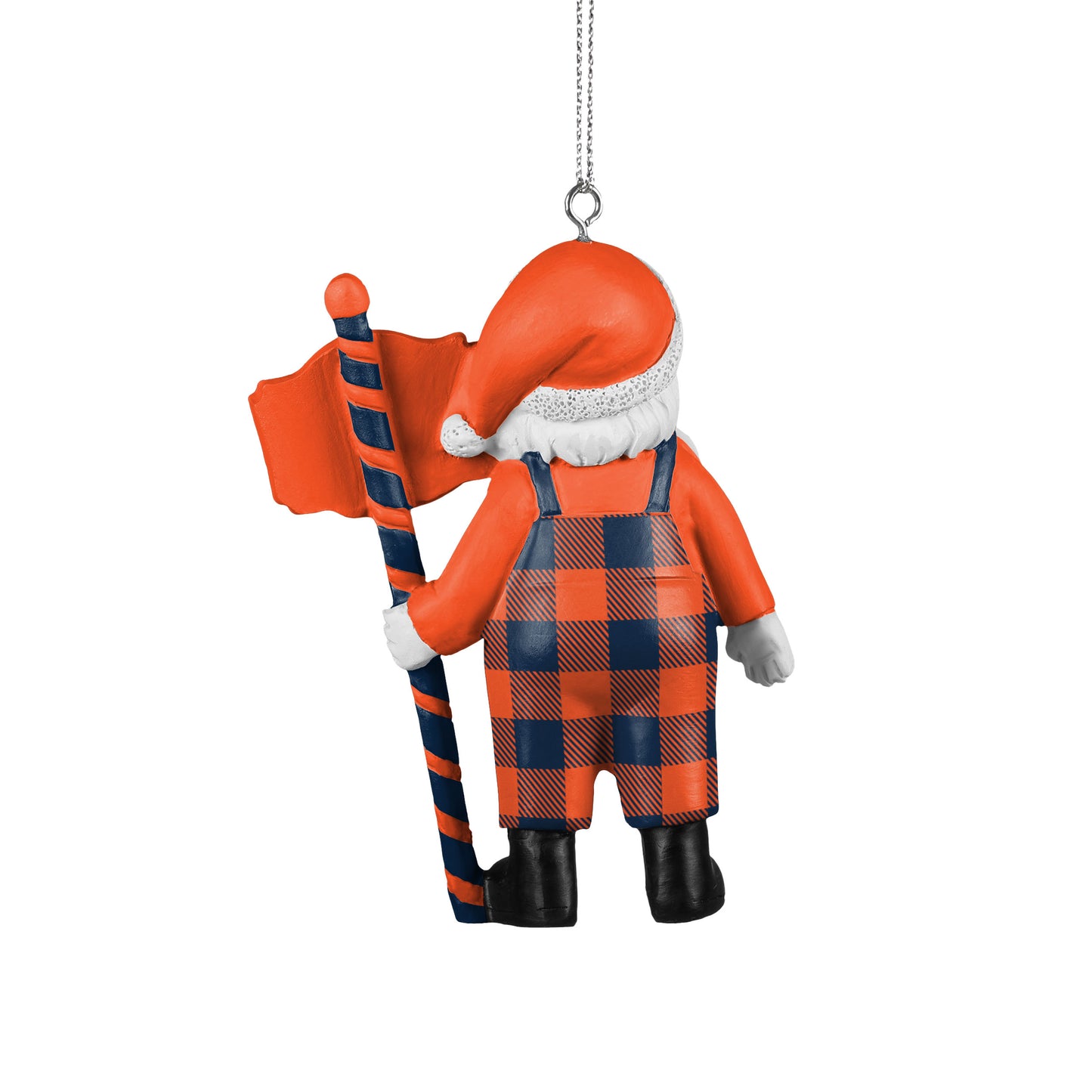 DENVER BRONCOS SANTA OVERALLS ORNAMENT