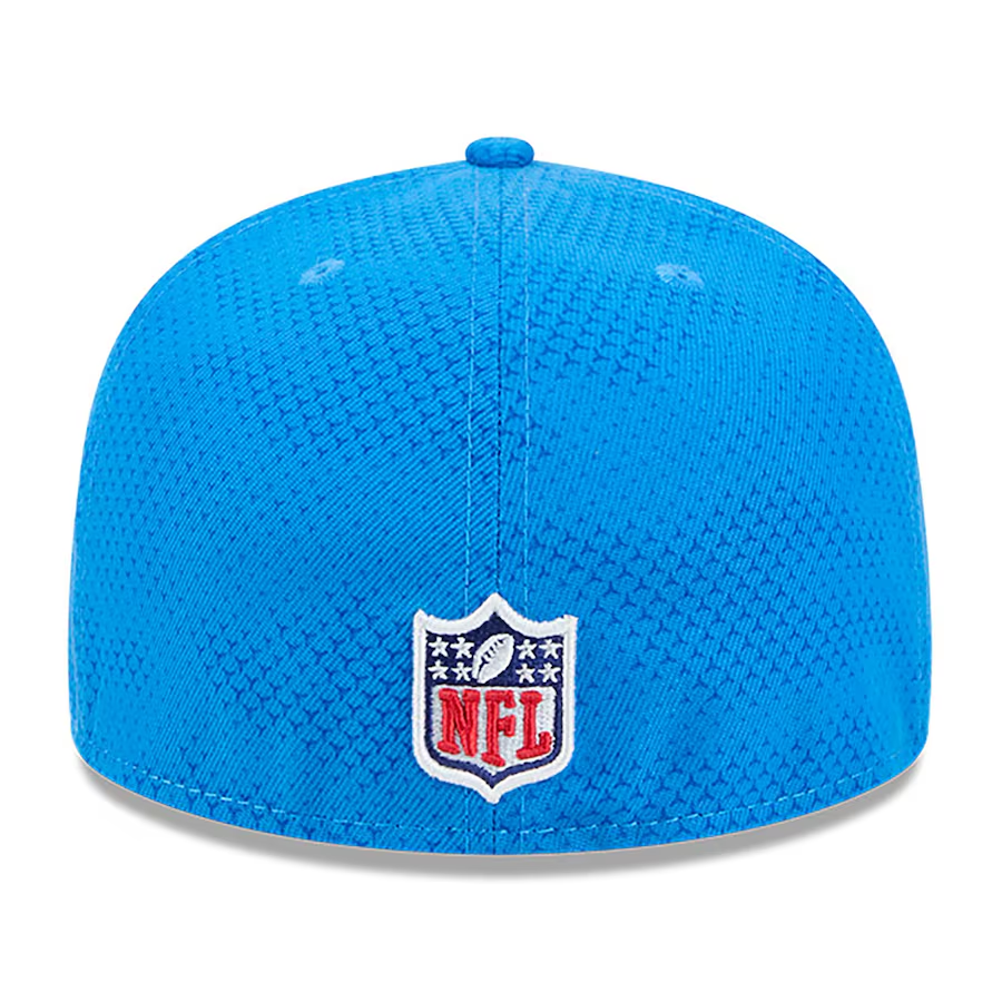 DETROIT LIONS 2024 NFL SIDELINE 59FIFTY FITTED HAT BLUE JR S SPORTS