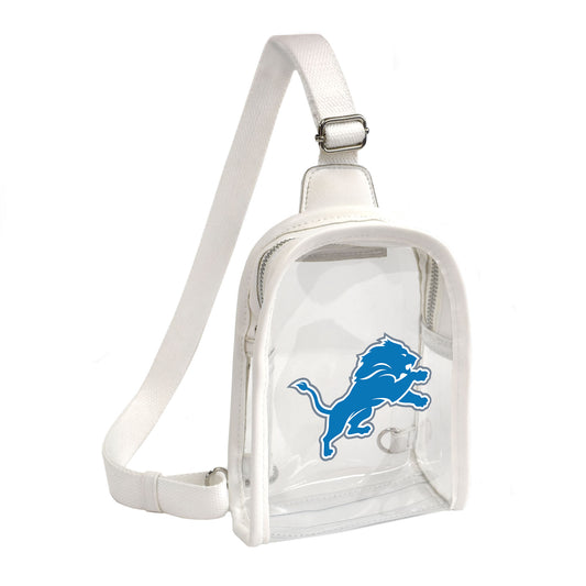 DETROIT LIONS CLEAR STADIUM MINI SLING BAG