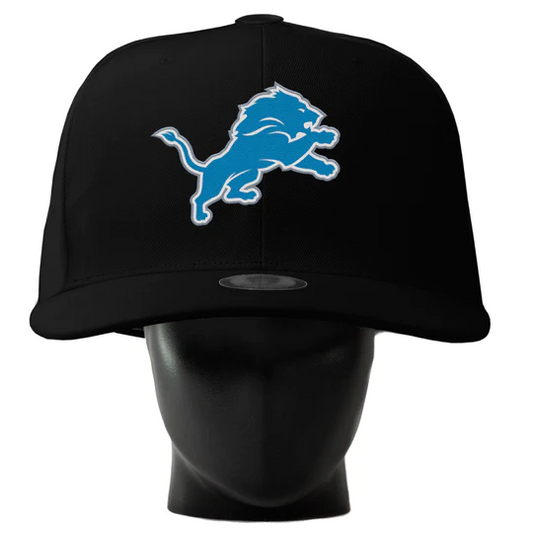 DETROIT LIONS NOGGIN OVERSIZED HAT - BLACK