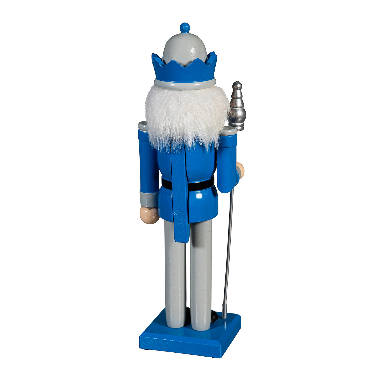 DETROIT LIONS 12" WOODEN NUTCRACKER STATUE