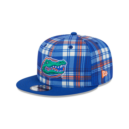 FLORIDA GATORS PLAID STATEMENT 9FIFTY SNAPBACK HAT