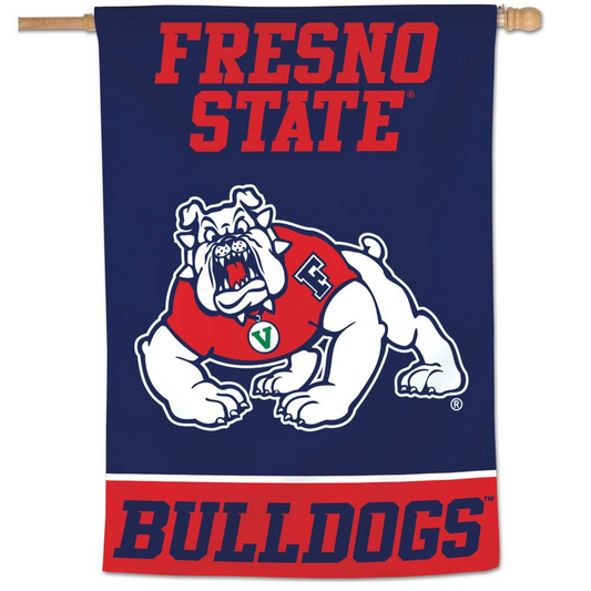 FRESNO STATE BULLDOGS 28" X 40" VERTICAL FLAG