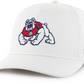 FRESNO STATE BULLDOGS 47' WHITE ROPE HITCH HAT