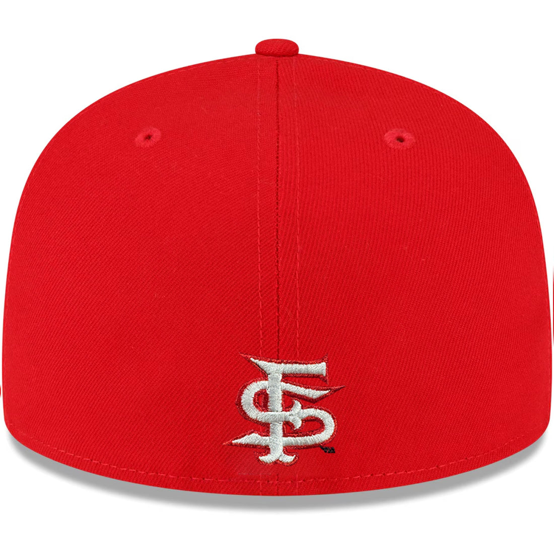 FRESNO STATE BULLDOGS BASIC LOGO 59FIFTY FITTED HAT - RED