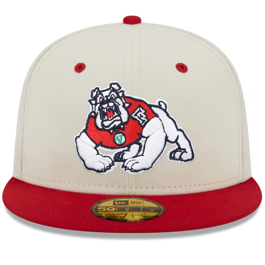 FRESNO STATE BULLDOGS CHROME VALLEY 59FIFTY FITTED CUSTOM HAT