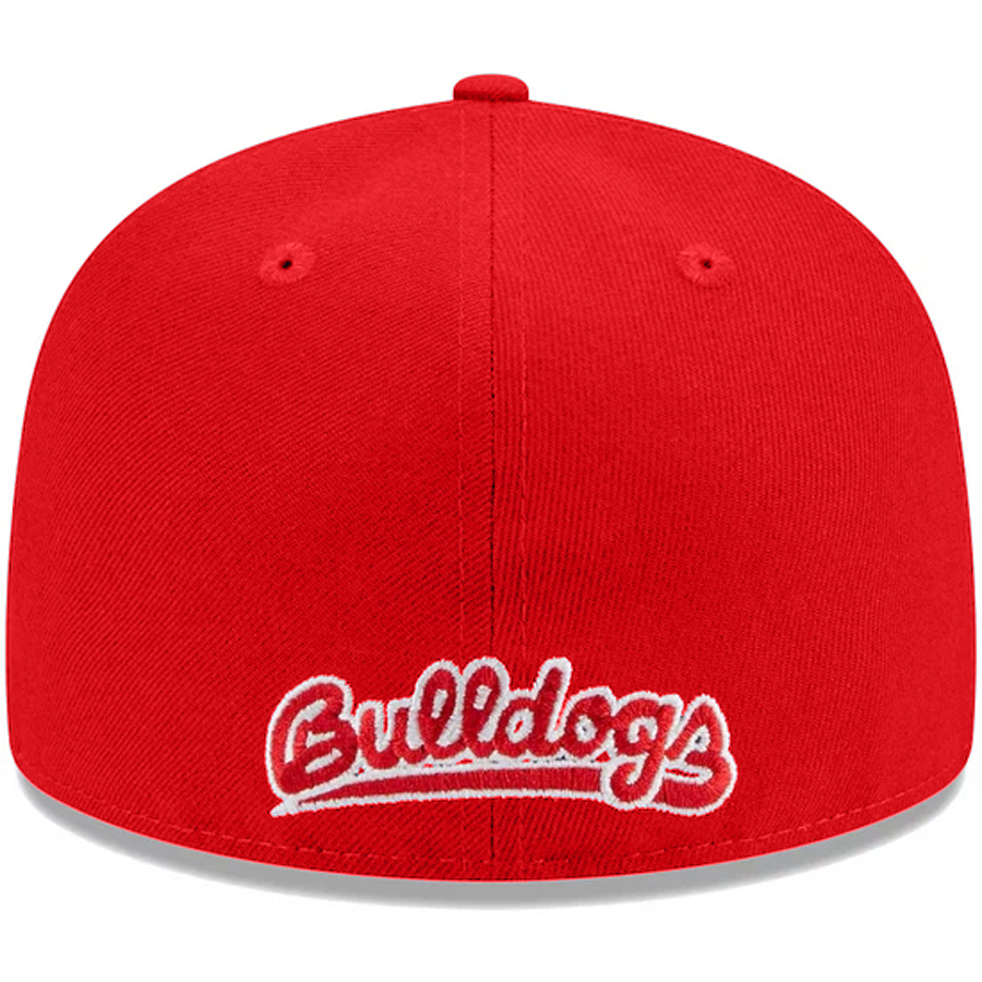 FRESNO STATE BULLDOGS EVERGREEN BASIC 59FIFTY FITTED HAT - RED