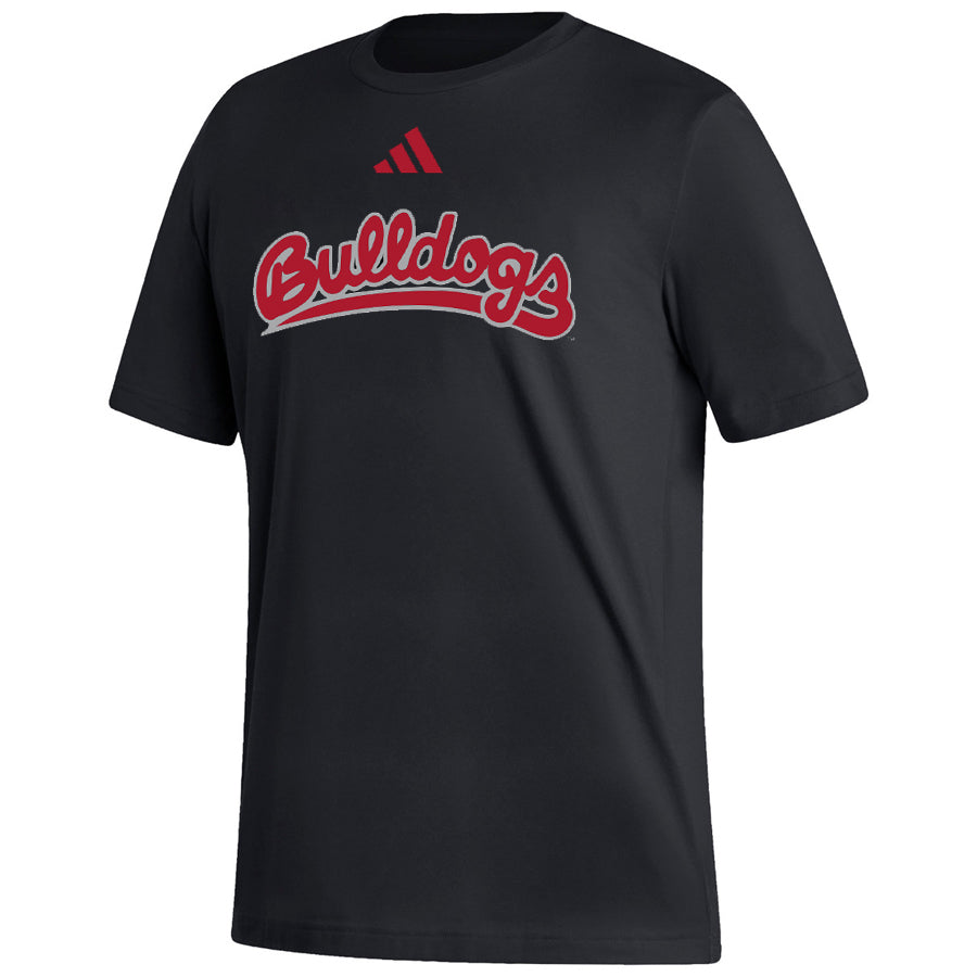 FRESNO STATE BULLDOGS MEN'S ADIDAS FRESH 'BULLDOG BORN. BULLDOG BRED.' T-SHIRT - BLACK