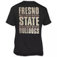 FRESNO STATE BULLDOGS MEN'S BLACKOUT 'BULLDOG BORN. BULLDOG BRED.' T-SHIRT