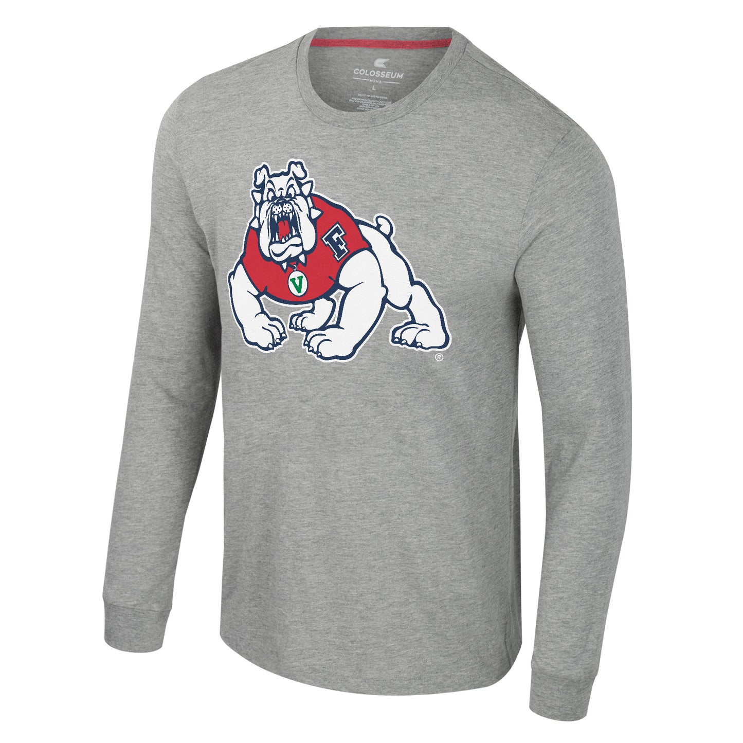 FRESNO STATE BULLDOGS MEN'S MORPHEUS LONG SLEEVE T-SHIRT - GRAY