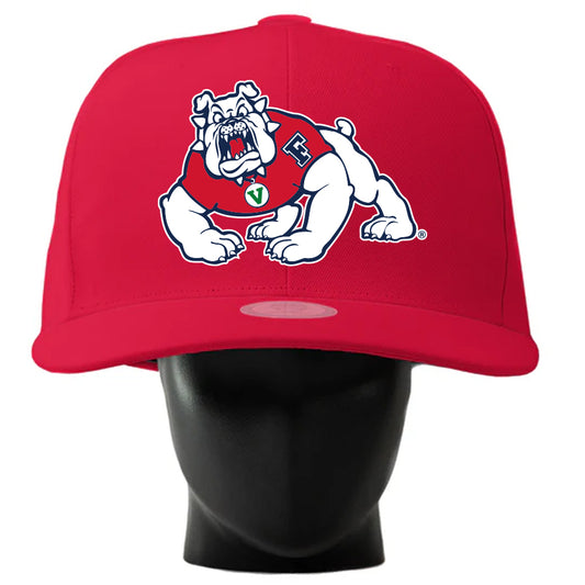 FRESNO STATE BULLDOGS NOGGIN OVERSIZED HAT - RED