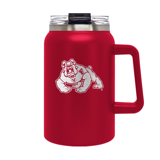 FRESNO STATE BULLDOGS THE COACH 50OZ INSULATED HYDRATION MUG - RED