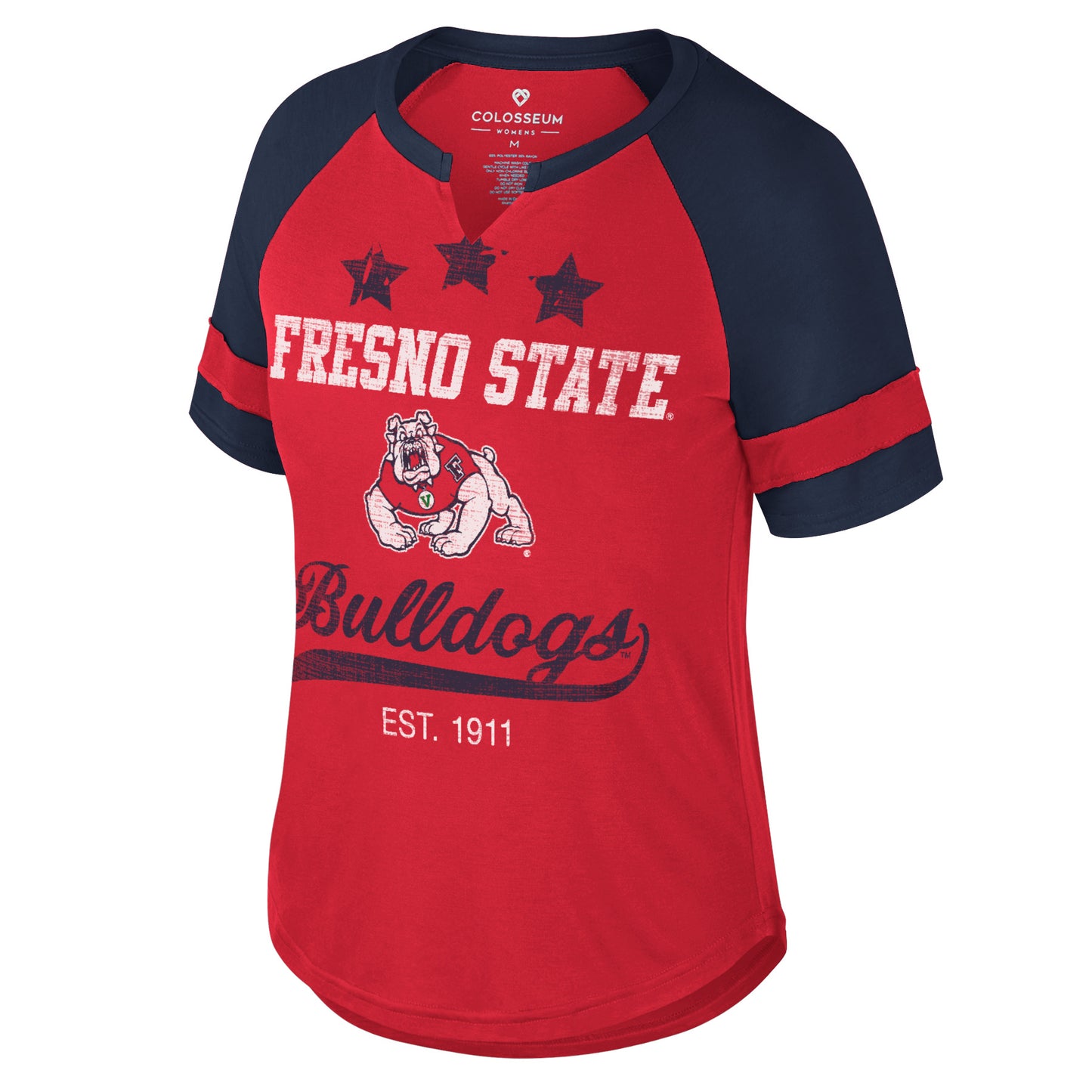 FRESNO STATE BULLDOGS WOMEN'S CROWN OF FIRE T-SHIRT