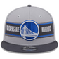 GOLDEN STATE WARRIORS 2024 NBA DRAFT 9FIFTY SNAPBACK HAT - GRAY